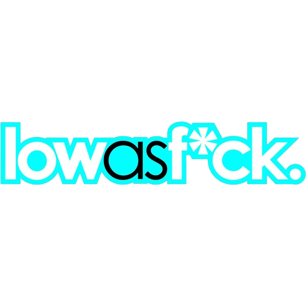 Blue Low As Fck Sticker Self Adhesive Vinyl stance flush jdm fck - C2813.png