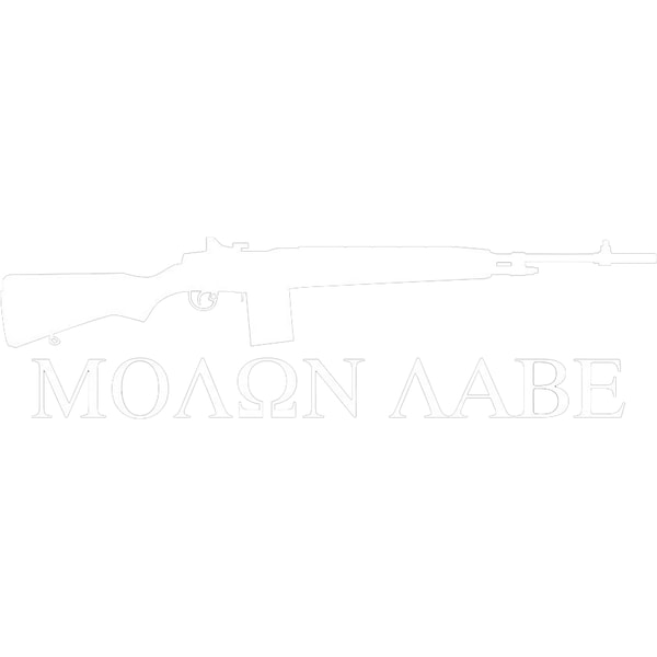 Molon Labe Come Take Them M1A Carbine Rifle Sticker Self Adh - Inspire ...
