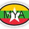 Burma Myanmar Country Code Oval Sticker with Flag for Bumper Laptop Book Fridge Motorcycle Helmet Door Hard Tool Box Locker PC.jpg