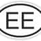 EE Escursionista Estero Country Code Oval Sticker for Bumper Laptop Book Fridge Motorcycle Helmet ToolBox Door PC Hard Hat Tool Box Locker.jpg