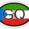 EQUATORIAL GUINEA Country Code Oval Sticker with Flag for Bumper Laptop Book Fridge Motorcycle Helmet Door Tool Box Locker PC.jpg
