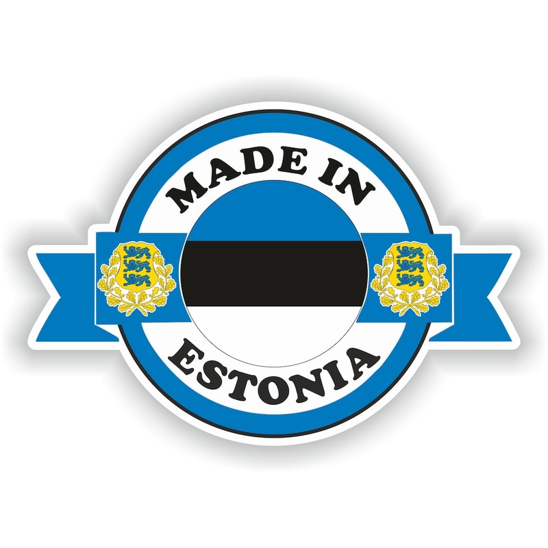 Estonia Made in, Sticker Flag for Laptop Book Fridge Water Bottle Motorcycle Helmet ToolBox Door PC Boat.jpg