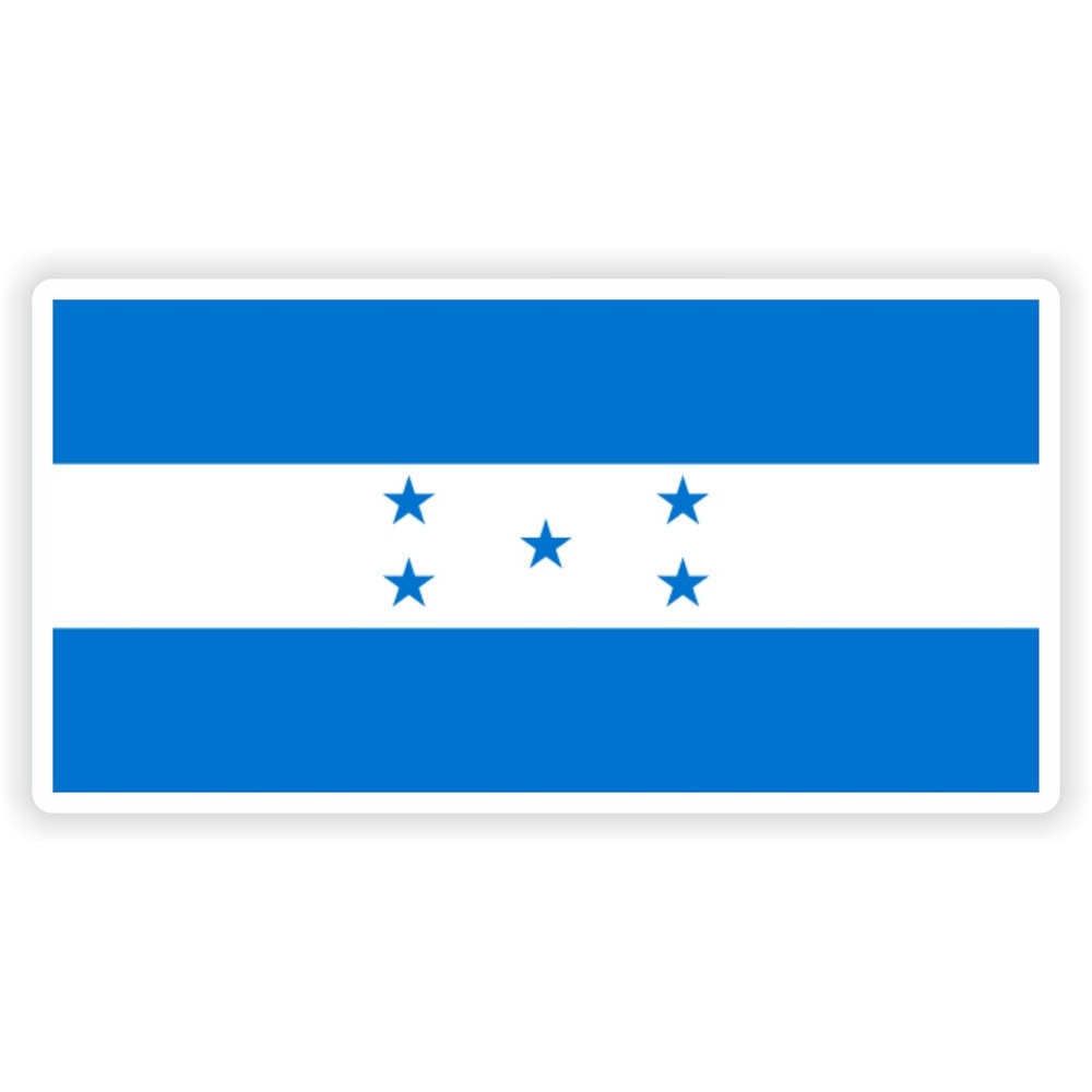 Honduras Flag Sticker For Laptop Book Fridge Guitar Motorcycle Helmet ToolBox Door PC Boat 0