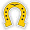 Horseshoe Sticker For Laptop Book Fridge Guitar Motorcycle Helmet ToolBox Door PC Boat 0