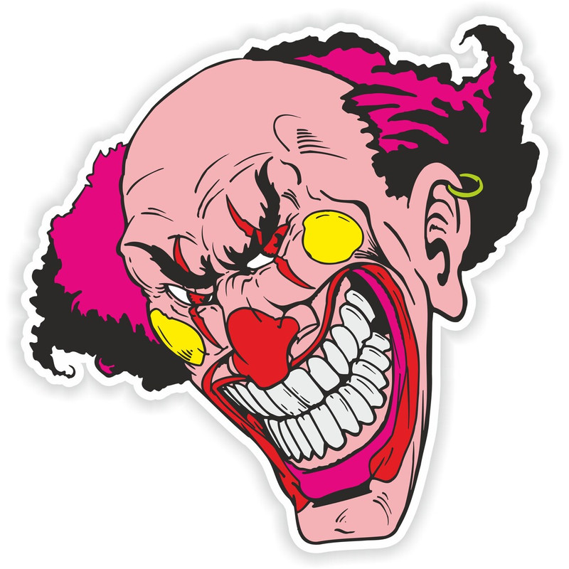 Joker Sticker For Laptop Book Fridge Guitar Motorcycle Helmet ToolBox Door PC Boat 01 0