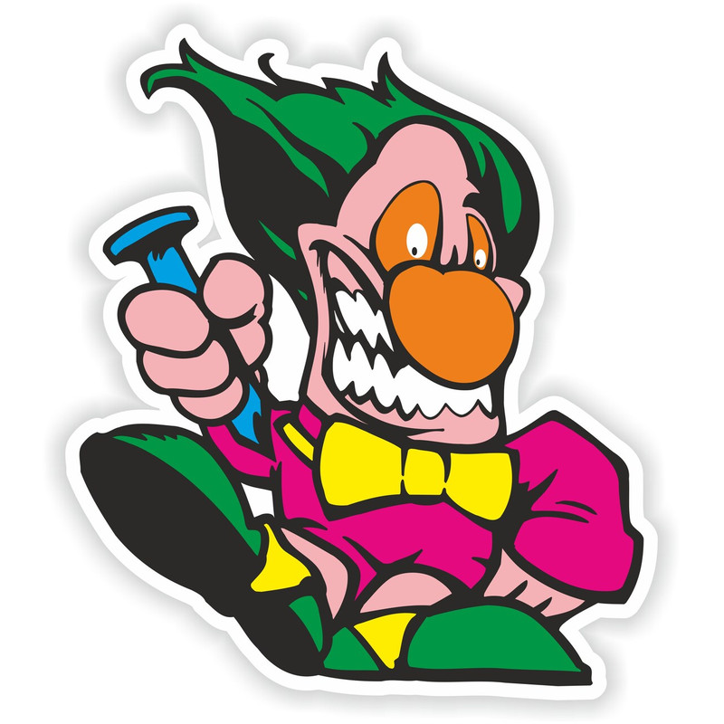 Joker Sticker For Laptop Book Fridge Guitar Motorcycle Helmet ToolBox Door PC Boat 06 0