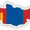 Mongolia Map Flag Silhouette Sticker For Laptop Book Fridge Guitar Motorcycle Helmet ToolBox Door P 0
