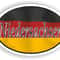 Niedersachsen Germany City Country Code Oval Sticker With Flag For Bumper Laptop Door Fridge Helmet 0