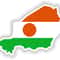 Niger Map Sticker Flag For Laptop Book Fridge Guitar Motorcycle Helmet ToolBox Door PC Boat 0
