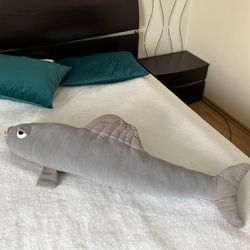 Plush fish large hug pillow
