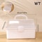 Children's Hair Accessories Organizer with Handles, Foldable Storage Box, Portable Medicine Cabinet, Cute Jewelry Case