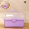 Children's Hair Accessories Organizer with Handles, Foldable Storage Box, Portable Medicine Cabinet, Cute Jewelry Case