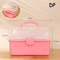 Children's Hair Accessories Organizer with Handles, Foldable Storage Box, Portable Medicine Cabinet, Cute Jewelry Case