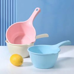 thick plastic water dipper, kitchen and bath ladle, durable multi-purpose pouring jug for pool, cleaning, and garden