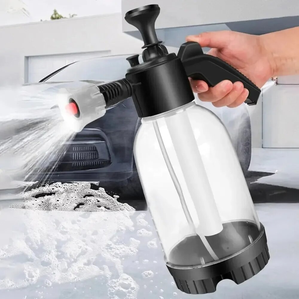 Hand-held Foam Sprayer, Car Wash, Air Pressure Watering Can, Plastic Disinfection, Car Cleaning Tools, Water Bottle