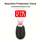 Portable Mini Digital Clock Keychain LED Display Alarm Oval Plastic Clock For Travel And Business 1