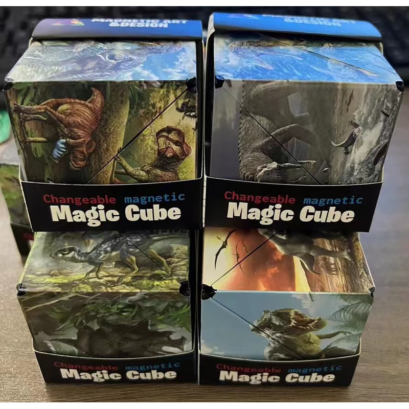 Shasibo Magnetic Cubes Magic Infinite Cosmic Cube Changeable Magnet Fidget Cubes AntiStress Flip Cu 13