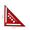 Aluminum Alloy Triangle Ruler, Miter Square Angle Protractor, Woodworking Measuring Ruler, Triangular Metric Angle Gauge