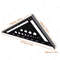 Aluminum Alloy Triangle Ruler, Miter Square Angle Protractor, Woodworking Measuring Ruler, Triangular Metric Angle Gauge