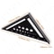 Aluminum Alloy Triangle Ruler, Miter Square Angle Protractor, Woodworking Measuring Ruler, Triangular Metric Angle Gauge