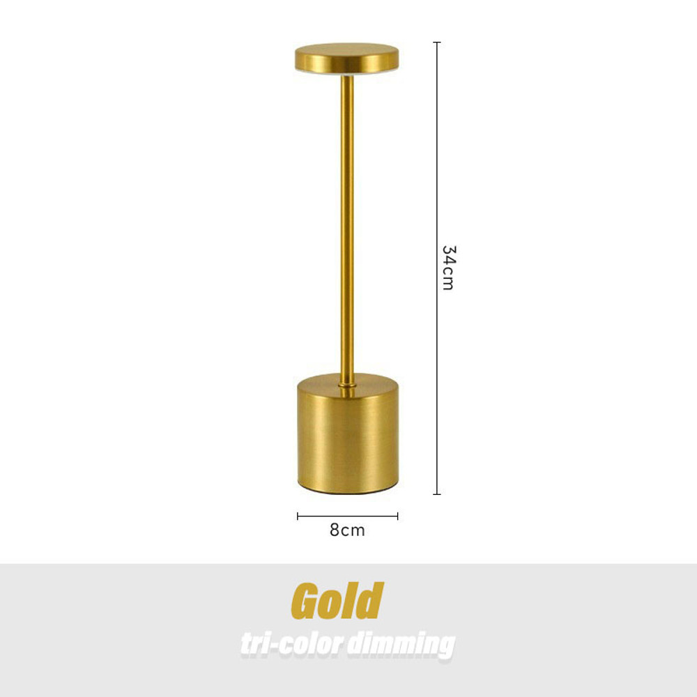 Cordless LED Table Lamp, Color Light Dimming, Bar Atmosphere Light for Outdoor, Restaurant Ambient Lighting