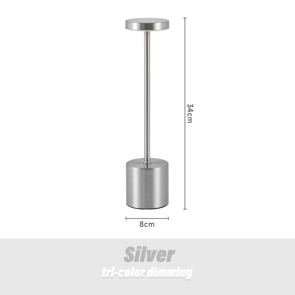 Cordless LED Table Lamp, Color Light Dimming, Bar Atmosphere Light for Outdoor, Restaurant Ambient Lighting