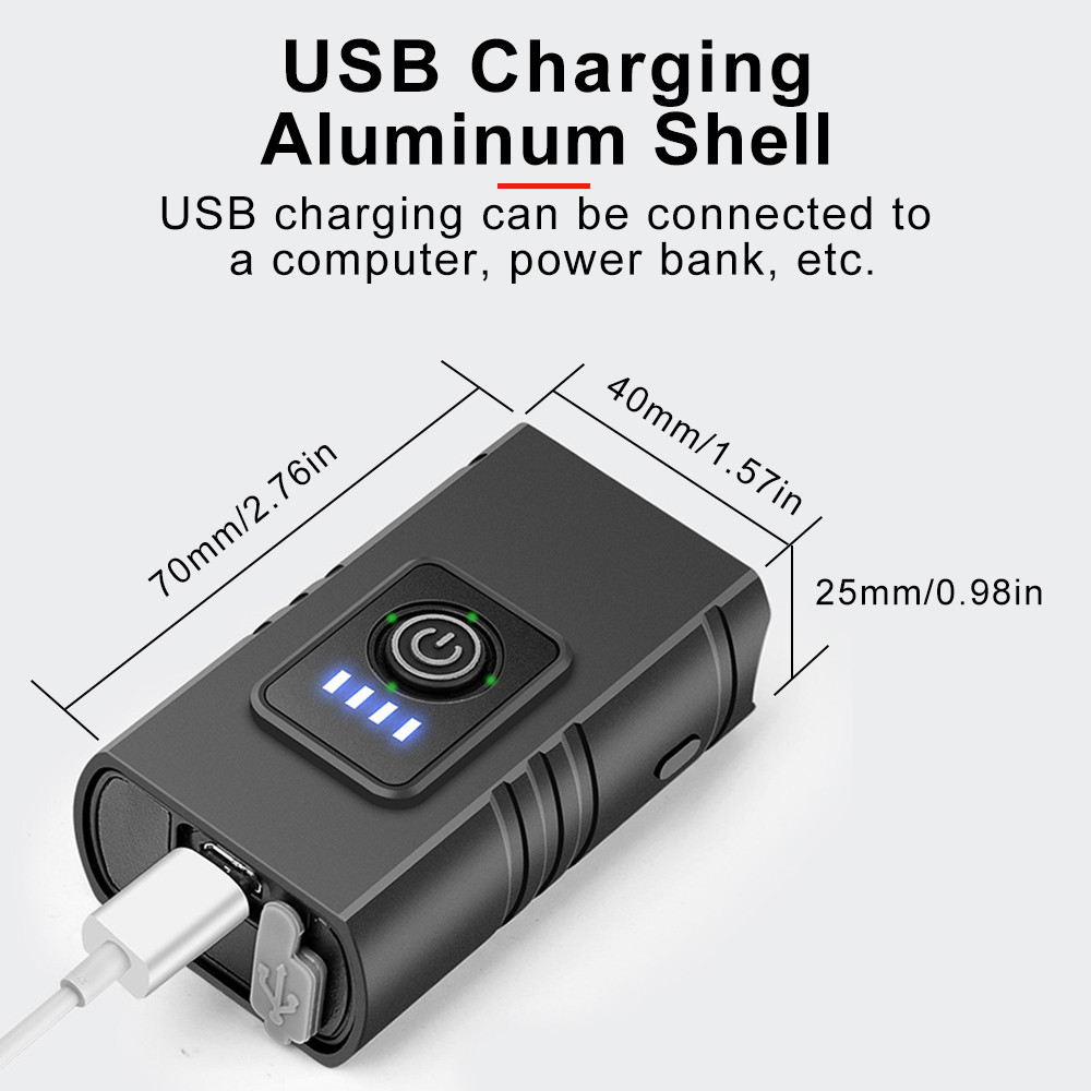 LED Rechargeable Bicycle Light Aluminum Alloy Torch Flashlight Headlight For Mountain Cycling Beam  4