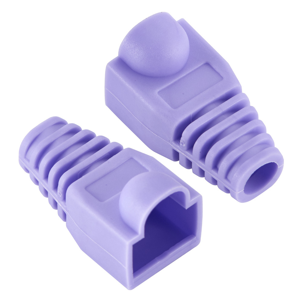 Ethernet Network Cable Connector Plug Cover, Mixed Color Strain Relief Boots