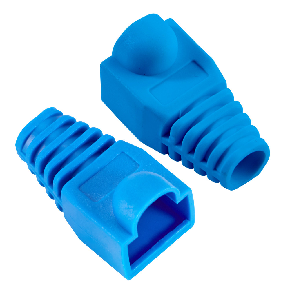 Ethernet Network Cable Connector Plug Cover, Mixed Color Strain Relief Boots