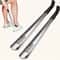 Ergonomic Stainless Steel Shoehorn, Long Handle Easy Grip Metal Shoe Horn for Seniors