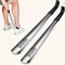 Ergonomic Stainless Steel Shoehorn, Long Handle Easy Grip Metal Shoe Horn for Seniors