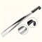 Ergonomic Stainless Steel Shoehorn, Long Handle Easy Grip Metal Shoe Horn for Seniors