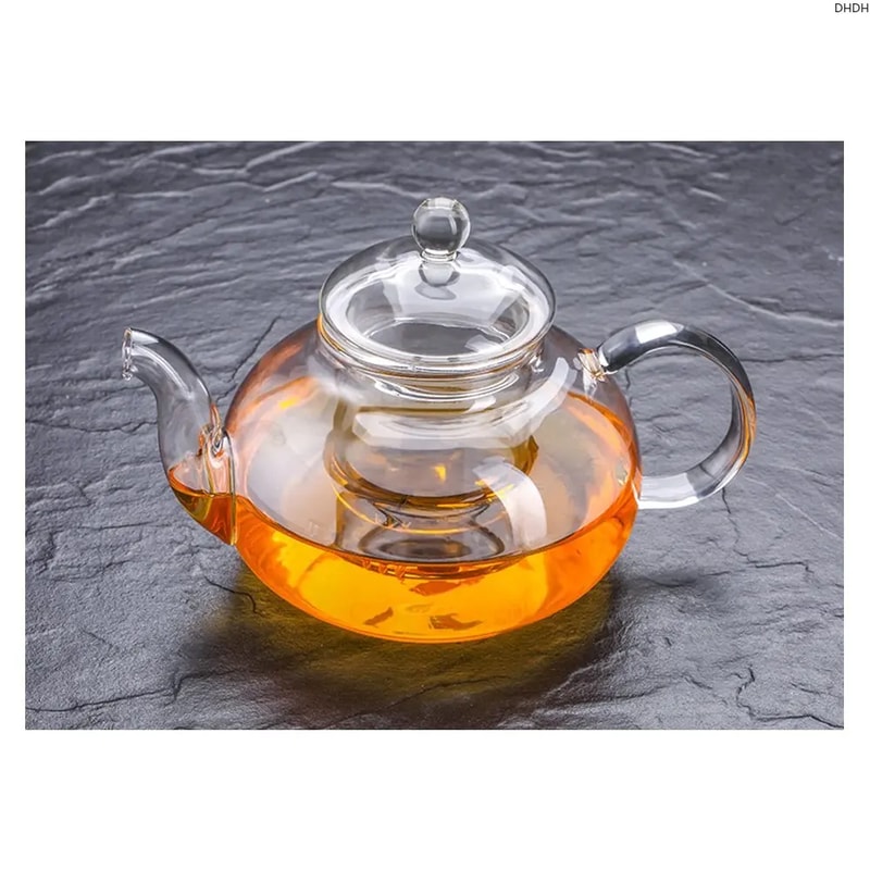 1000ML High Quality Heat Resistant Glass Tea Pot Practical Bottle Flower Tea Cup Glass Teapot With