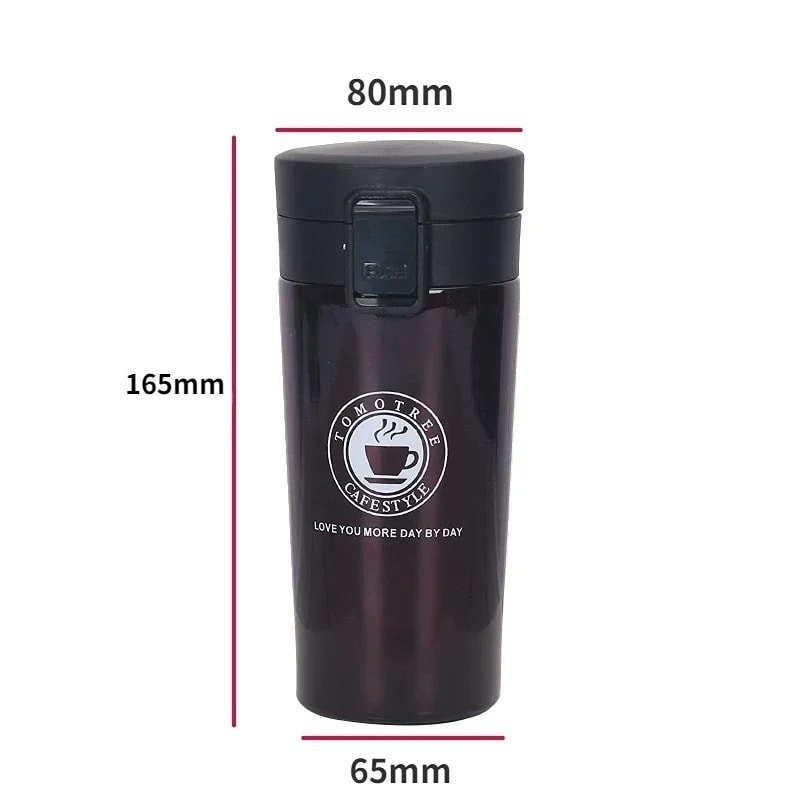Double Wall Stainless Steel Coffee Cup Thermal Mug Vacuum Flask Leak Proof Thermos Water Bottle 5