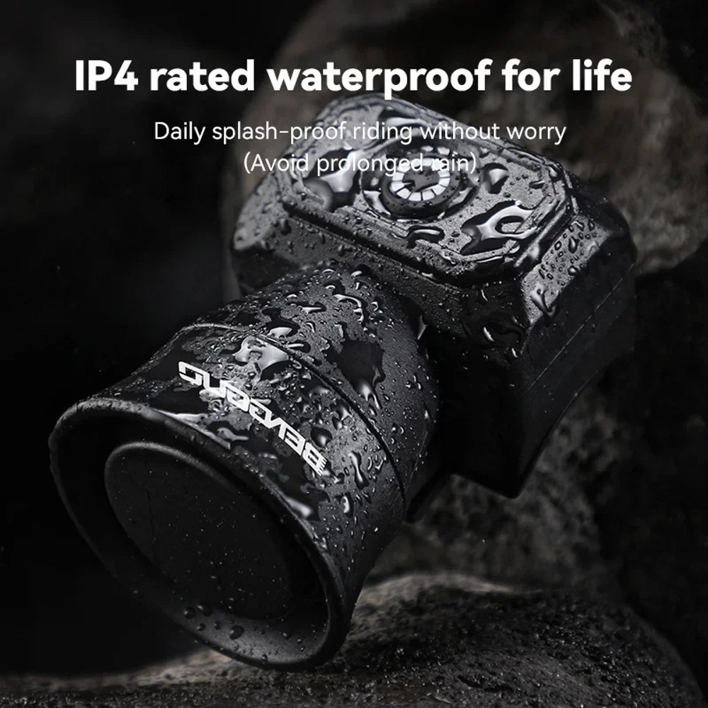 USB Charging Bicycle Bell Electric Horn Waterproof Safety Ring 5 Modes Mountain Bike Warning Bell 2