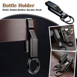 outdoor buckle keychain, stainless steel waist hook, buckle key clip, hanging car key, bag strap tools