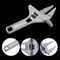 Multifunctional Aluminum Spanner, Mini Adjustable Bathroom Wrench, Strong Clamping Large Open End Tool for Bathroom Repa