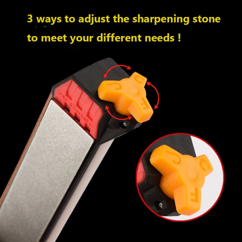 Diamond Whetstone Knife Sharpener, Multi-functional Ceramic Hone, Kitchen Knife Sharpening Stone, Kitchen Accessories