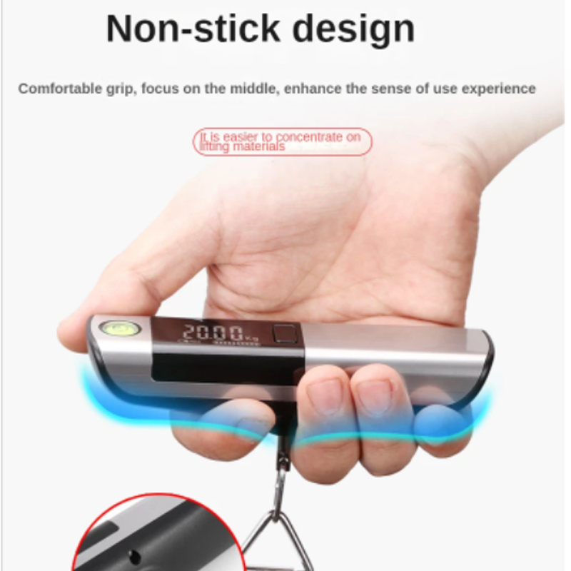 Multifunctional Electronic Scale, Portable LCD Travel Luggage Scale, Hanging Weighs Scale With Tape Measure