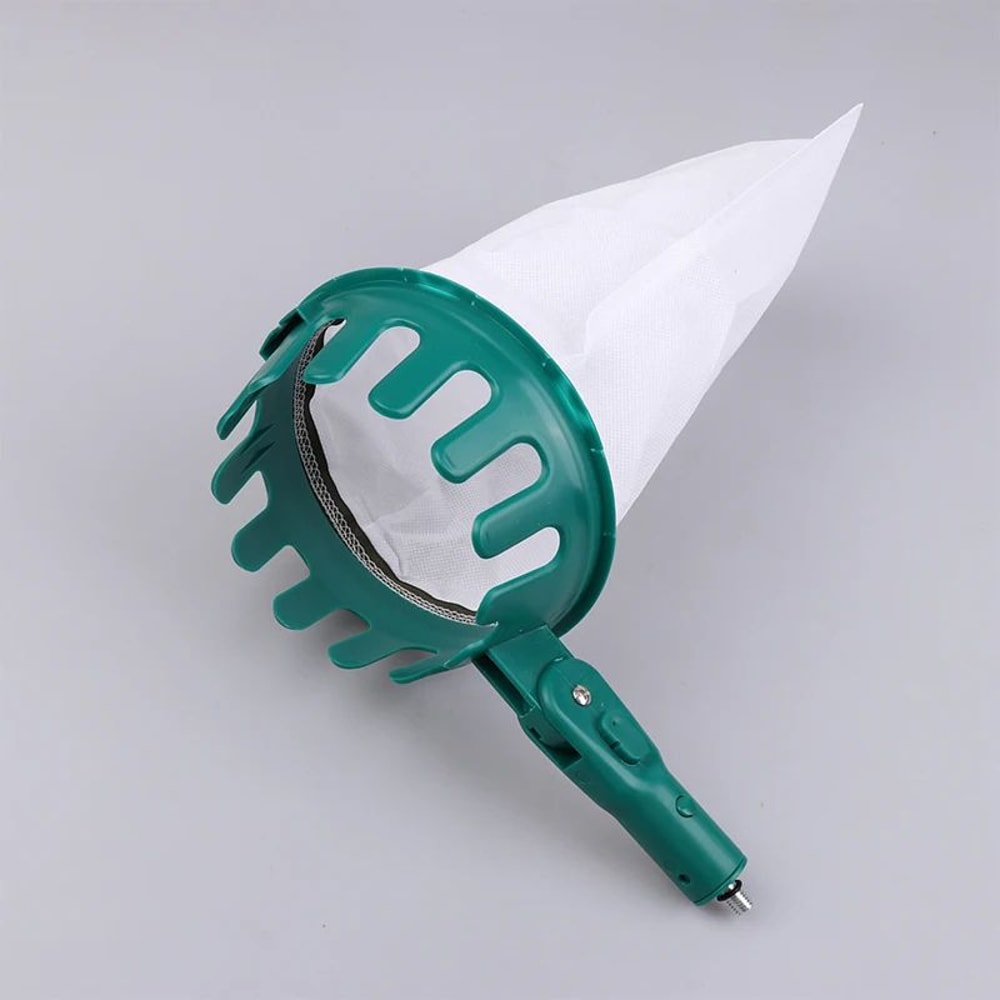 Garden Fruit Collector With Basket Speed Adjustable Picker Orchard Harvesting Tool 6