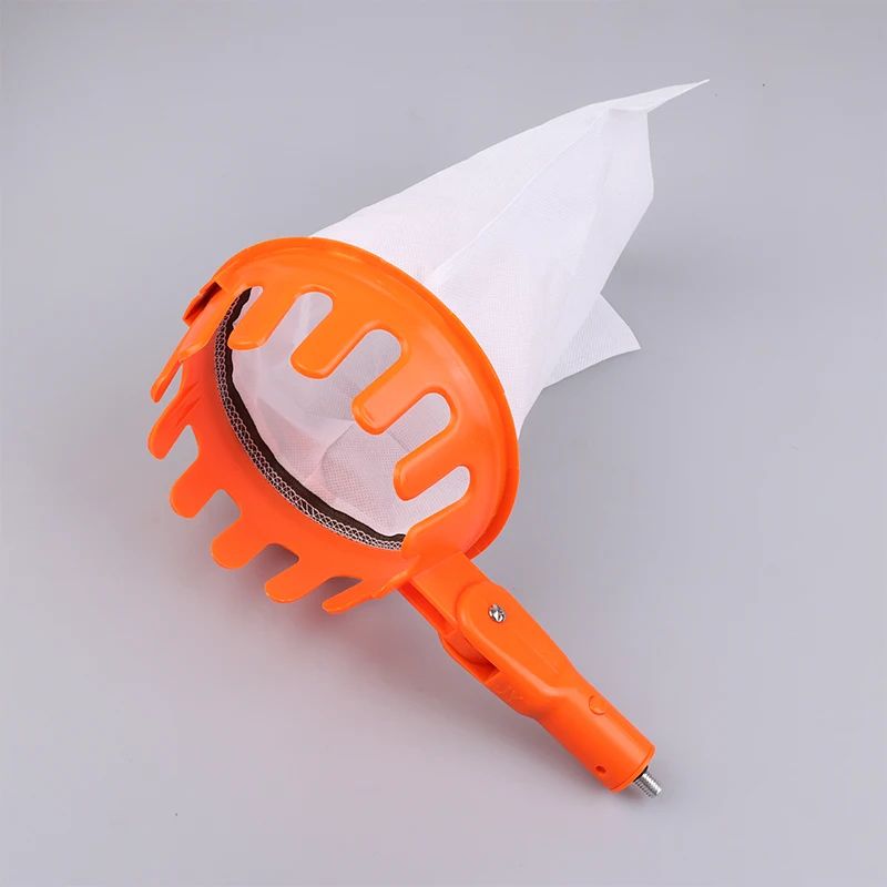 Garden Fruit Collector With Basket Speed Adjustable Picker Orchard Harvesting Tool 7