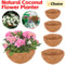 Coconut Fiber Flower Planter Natural Hanging Basket Waterproof Liner Wall Decoration Breathable Gre