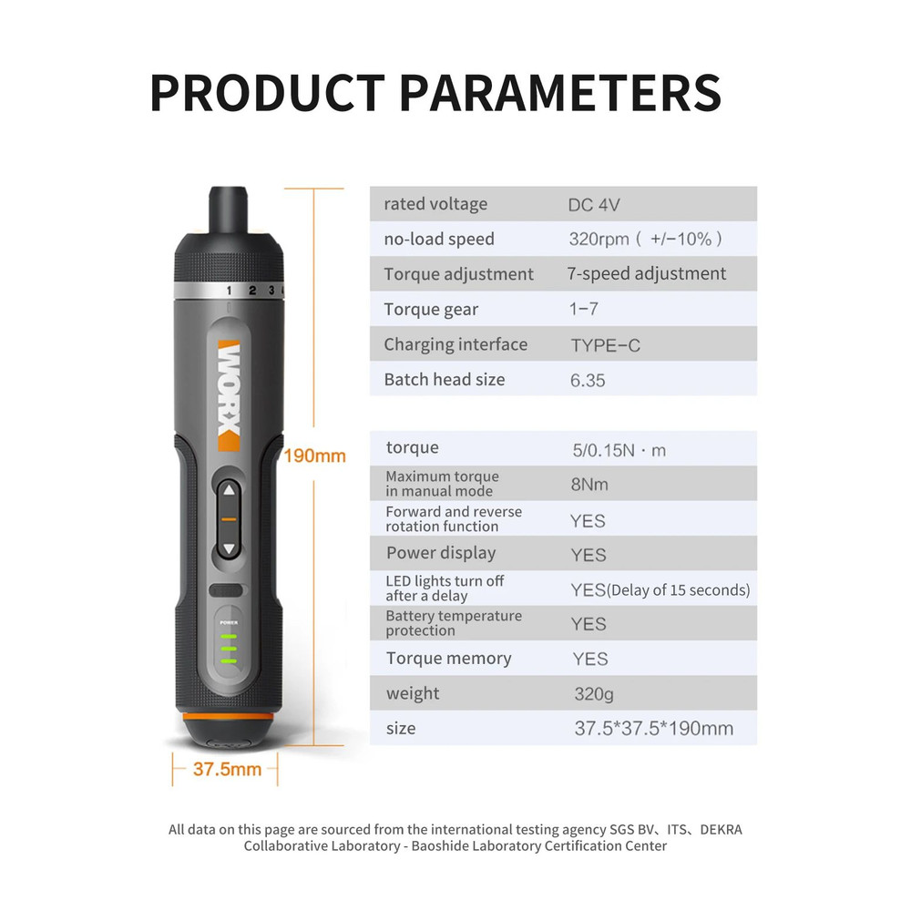Smart Cordless Drill Bit Sets Power Tools Electrical Screwdriver Sets USB Rechargeable Handle 6