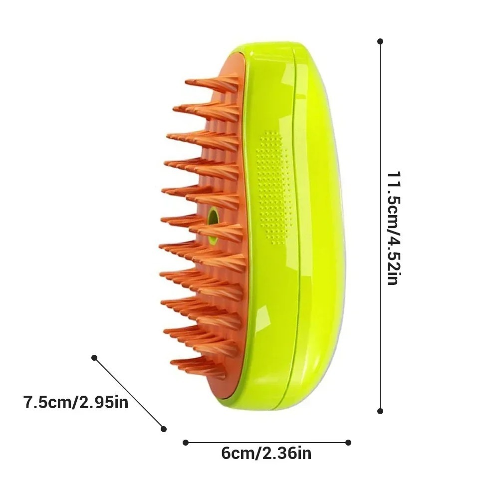 3 In 1 Electric Steam Brush For Cat Dog Pet Grooming Massage Comb Steamy Sprayer For Shedding And H 4