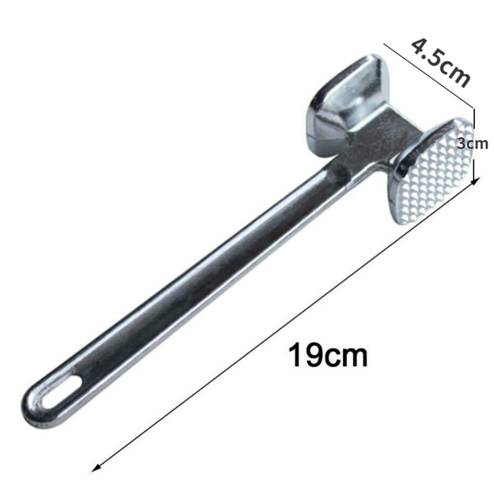 Durable Zinc Alloy Meat Hammer Tenderizer Mallet Tool For Pounding Beef Chicken Pork Kitchen Cookin 1
