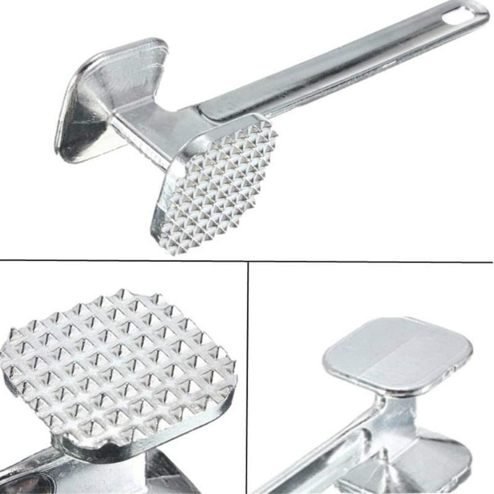Durable Zinc Alloy Meat Hammer Tenderizer Mallet Tool For Pounding Beef Chicken Pork Kitchen Cookin 3