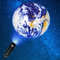 Moon Earth Projection Lamp, USB Ceiling Atmosphere Light, 3D Space Night Light for Bedroom Decor