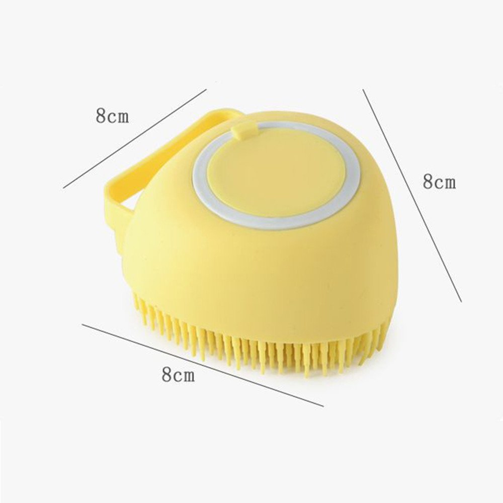 Soft Silicone Pet Bath Brush, Bathroom Puppy Dog Cat Massage Gloves, Safe Grooming Accessories for Pets