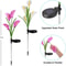 Solar Garden Light, Calla Lily Solar Pile Light, Outdoor Waterproof Backyard Terrace Porch Garden Decoration