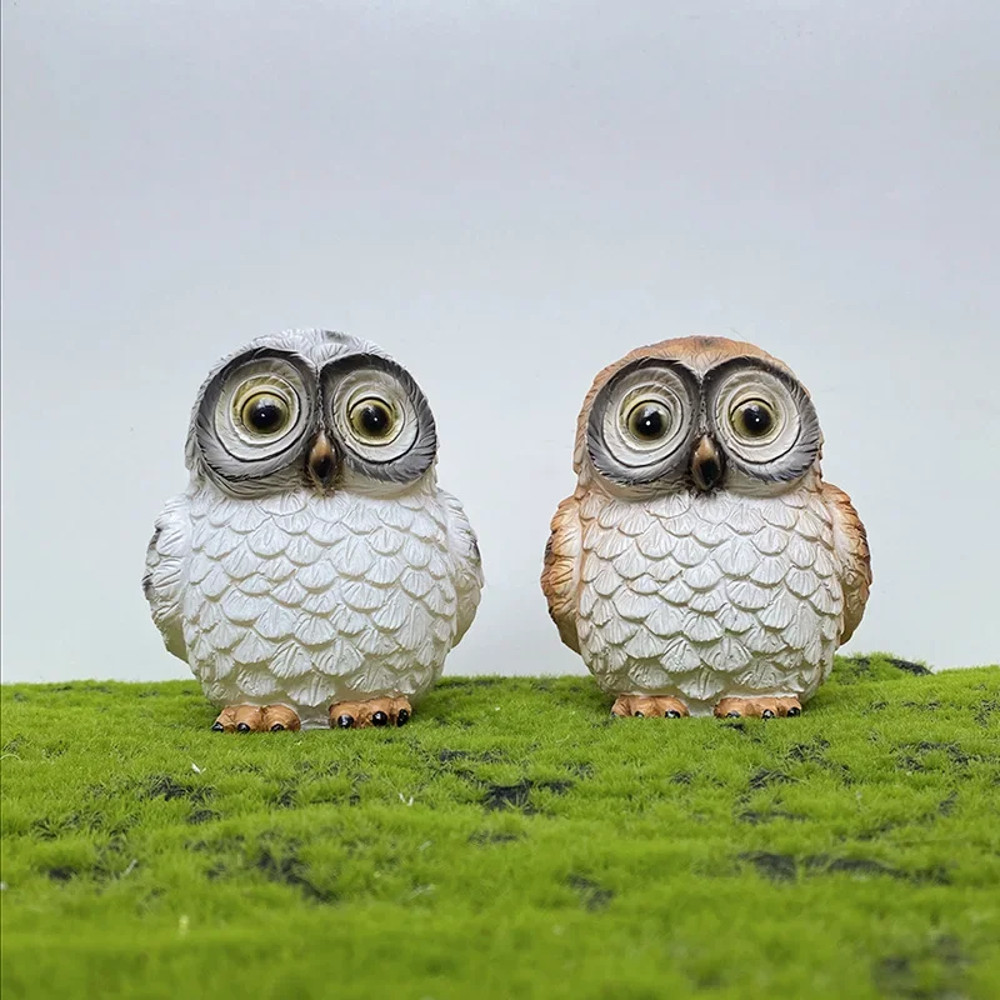 LED Solar Powered Light Solar Garden Lamp Owl Night Lights Outdoor Waterproof Garden Lawn Courtyard 0